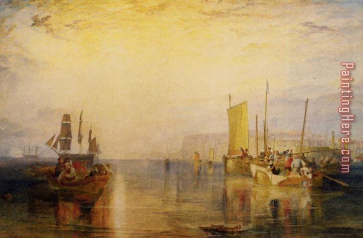 Joseph Mallord William Turner Sunrise. Whiting Fishing at Margate